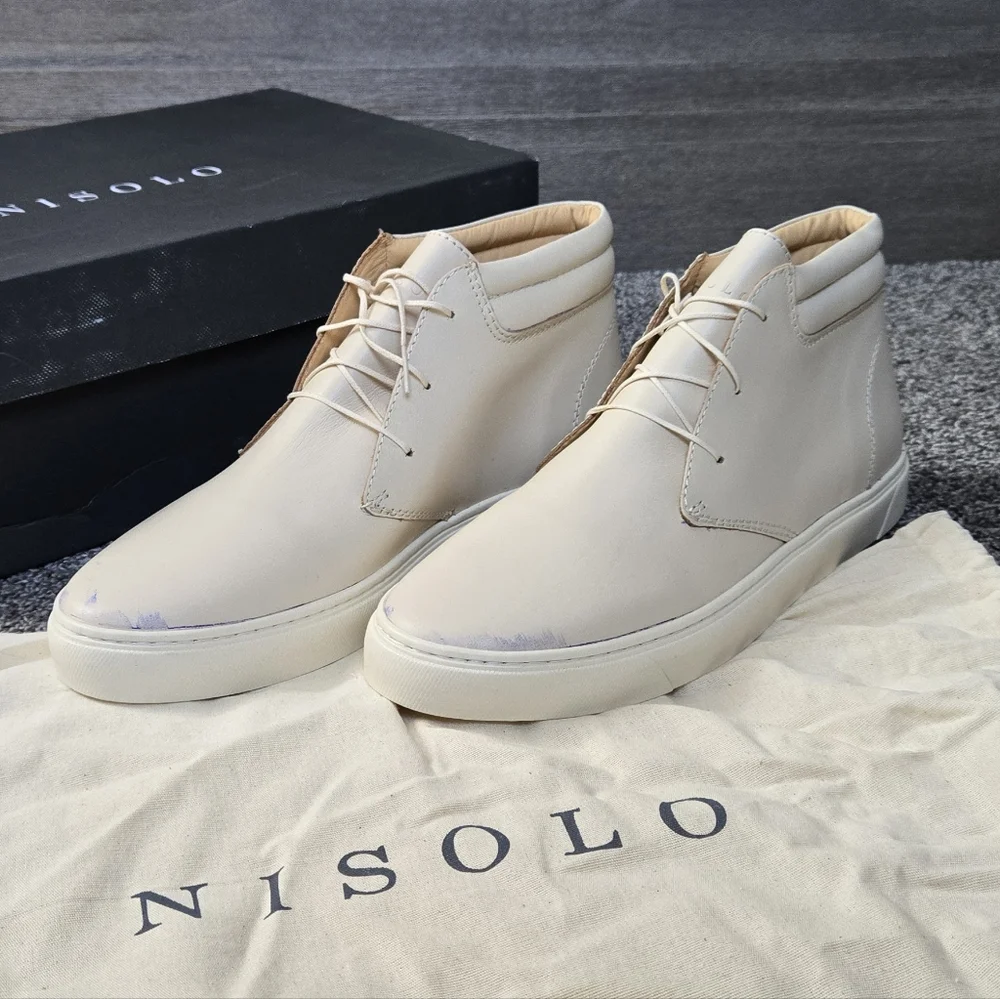 Nisolo Cortez Mid-Top Sneaker NEW size 10